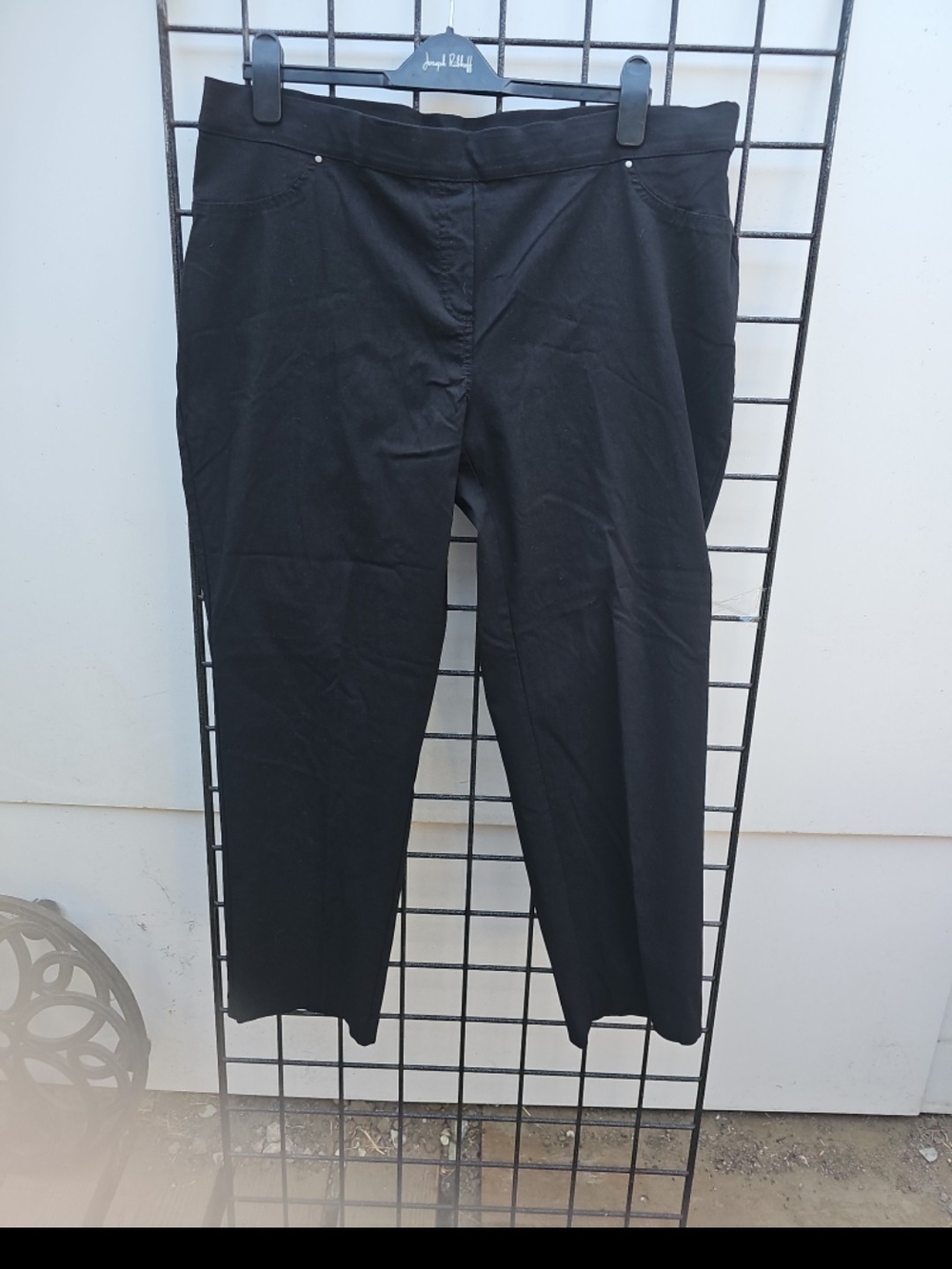 89th & Madison Black Stretch Straight-Leg Men’s Pants